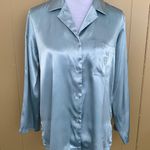 Jones New York women L satin Longsleeve pants pajama set green Photo 0