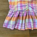 Urban Outfitters UO Ella Ruched Peplum V-Neck Cami Top Photo 7