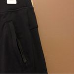 Athleta Cropped Pull on Leggings Zipper pocket Legging Pants Black XS Photo 5