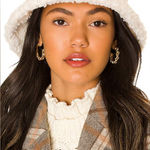 Curly lamb bucket hat White Photo 0