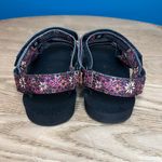 Teva  Women's Original Universal Wildflower Hiking Sandals Size 6 Pink Black Photo 2
