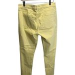 Arizona  Jeans Womens Size 13 Yellow Denim Skinny Ankle Jeans Stretch Mid Rise Photo 1