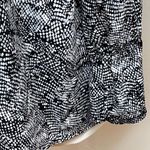 Roz & Ali Black/White Long Sleeve Blouse Photo 4