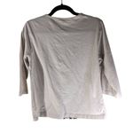 Blair  Womens Ivory V-Neck Top With Crochet & Embroidered Details Size S Photo 1