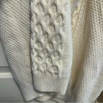 Urban Outfitters  Cream Cableknit Sweater Size Large Photo 5