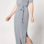 Barefoot Dreams New Luxe Milk Jersey 3/4 Sleeve Wrap Dress Size M Photo 0