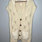 Anthropologie Far Away From Close Alpaca Wool Chunky Cardigan Sleeveless Women M Photo 1