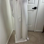 Petal and Pup LEYTON JUMPSUIT - WHITE Elegant White Wide-Leg Pants Size 12. #336 Photo 5