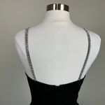 Blondie Nites  Tulle Rhinestone Strap Ball Gown Black Size 7 Formal Evening Dress Photo 7