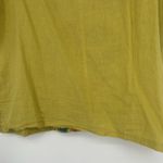 Natural Life  Boho Top Green Floral Embroidered Tassels Split Neck Hippie Size XL Photo 5