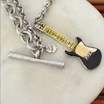 Lucky Brand Silver Multi-Charm Rock N Roll Necklace 16” Photo 7