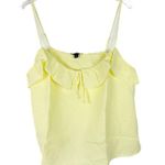 J.Crew NWT Ruffle Soft Gauze Camisole in Crisp Aloe Size XL NEW Photo 1