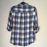 Mossimo Blue Plaid Button Down Shirt L Size L Photo 2