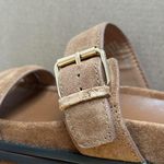Madewell The Dara Double-Strap Slide Sandal in Aged Cognac, Size 5 Photo 8