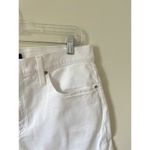 J.Crew Boyfriend Rolled Cuff Denim Shorts White Size 31/12 NEW Photo 4