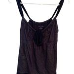 New York & Co Sleeveless Blouse Navy Sparkle Blue Photo 0