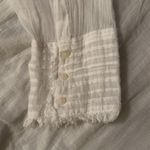 Free People  FP One Voile Miles Tuxedo White Top M Photo 4