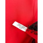 Eloquii NWT  14 Studio Dress red black mesh sheath fit flare bustier top Short Photo 9