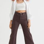 H&M Wide Leg Twill Pants Photo 0