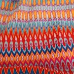 LuLaRoe Monroe Fringe Kimono Zigzag Neon Size Sm Photo 1