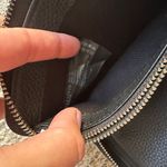 All Saints Black Leather Zippered Pouch wallet Photo 3