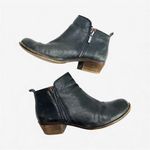 Lucky Brand Basel Ankle Bootie Black Leather 7.5 Photo 4