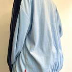 Nawshis Blue Suede Vintage Zip Up Jacket Photo 2