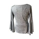 Thalia Sodi Ruched Bell-Sleeve Shimmer Top, Created for Macy's, Sz S Photo 5