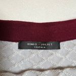 Romeo + Juliet Couture Quilted Knit Flare Mini Skirt Size Small Preppy Academia Photo 3