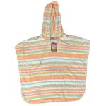 Juicy Couture Melon Mint White Striped Terrycloth Hooded Poncho size M NEW Tags Photo 10