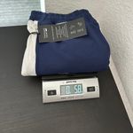 Tahari NWT  Sport Blue White Elastic Drawstring Waist 7" Run Shorts Size Small Photo 14