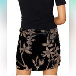 Sage The Label  Velvet Burnout Mini Skirt Photo 1