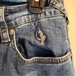 Baby Phat Vintage Retro Y2K Women's Cuffed Crop Jeans Sz 7 Whiskers Embroidered Photo 2
