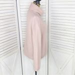 Divided H&M Cowl Neck Waffle Knit Crop Sweater Mauve Pink XS Photo 2