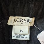 J.Crew  NWT women’s size 10 black paisley print shorts Photo 1