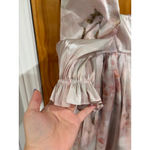 Selkie Venus Puff Dress Pink Angelic Floral Foil Organza Mini Cottagecore Photo 2