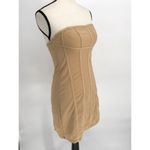 Urban Outfitters  UO Bari Strapless Corset Mini Dress‎ Beige Size Small Photo 2