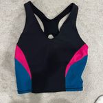 Sweaty Betty  power racer back tank top size small black , Pink, and Blue Photo 2