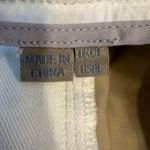 Boden White Denim Front Pleat Skirt size 8 Long Cotton Photo 7