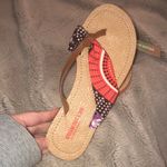 Selena Gomez NWT Dream Out Loud Flip Flops, size 6 Photo 1