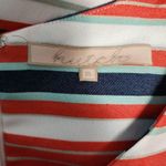 Anthropologie Hutch Brixton Multi colored Striped Organza Shift Dress Size XL Photo 7