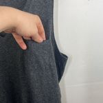 Madewell  Heather Gray Knit Dress Shirt Strapless size Large 100% Cotton Photo 9