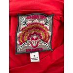 Johnny Was  orange-red Favorite Short Sleeve Crew Neck‎ Swing Tee size S Photo 2