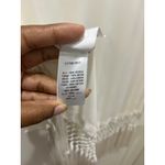 Opening Ceremony Lora Fringe Short Sleeve White Blouse Sz L Photo 6