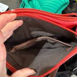 CHAPS Red and brown chaos crossbody. Great condition. Photo 1