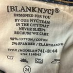 BLANK NYC  The Essex Denim Shorts Womens 24 Medium Wash Distressed Cutoff Casual Photo 5