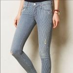 Anthropologie Joe's Chelsea Ankle Railroad Striped Jeans Size 26 Photo 1