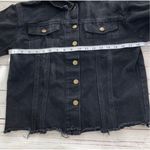 Say What? Say What ? Embroidered Floral Denim Jacket Size Small Photo 6