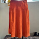 Orange midi skirt NWT Photo 2