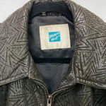 Tannery West Vintage Brown Leather Jacket Cinch Waist Size Large Photo 1